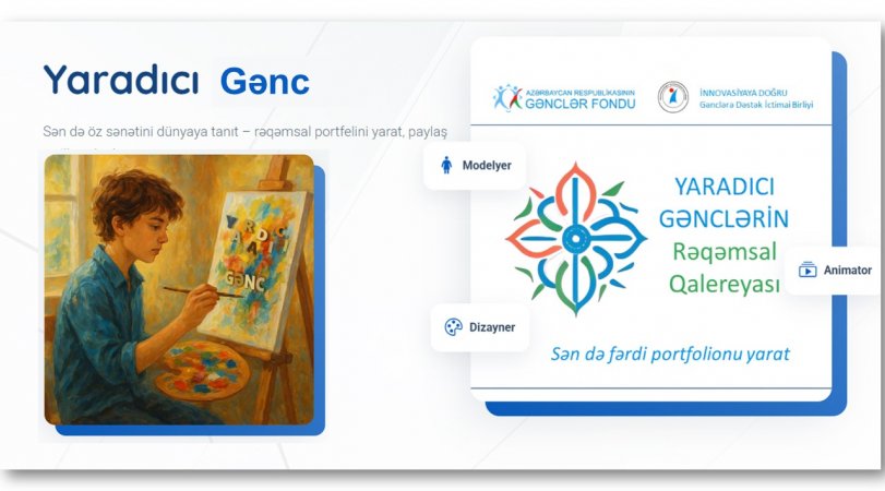 <p><strong>“Yaradıcı Gənclərin Rəqəmsal Qalareyası” layihəsi uğurla başa çatdı</strong></p>
