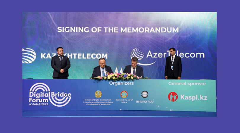 <p>“AzerTelecom” və “Kazakhtelecom” TransXəzər layihəsi üzrə strateji tərəfdaşlıq haqqında memorandum imzalayıb</p>

<p> </p>
